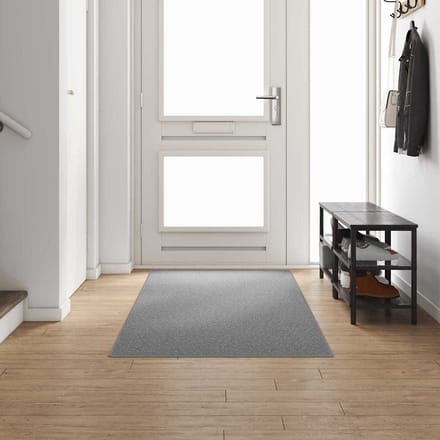 vidaXL - Tapijt - Loper - Lichtgrijs - 100 - x - 300 - cm - 100% - Polypropyleen