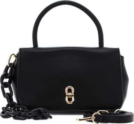 SEIDENFELT MANUFAKTUR Handtas Schoudertas Herrvik Handbag Black / Gold Zwart