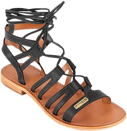 Leren sandalen Hercule