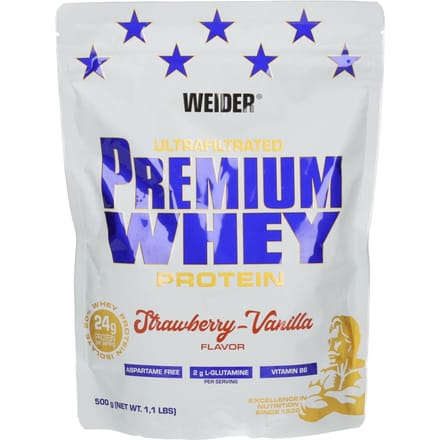 Weider Premium Whey (500g) Strawberry-Vanilla - Eiwitten - Wei-eiwit Mix