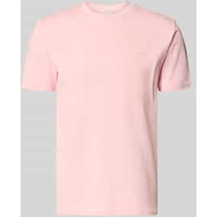 Gant Solid Color Micro Textured Cotton Short Sleeve Polo Pullover Avond Blauw / male