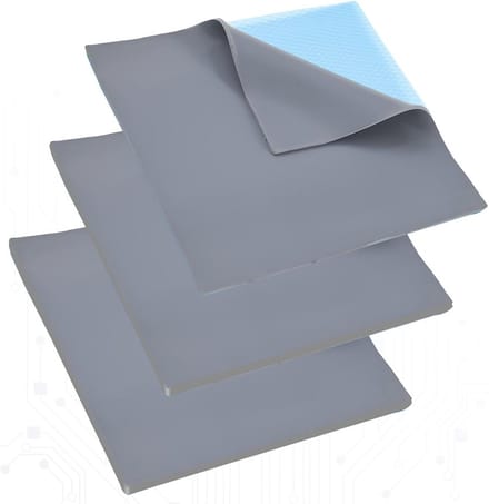 Set van 3 Warmtegeleidende Silicone Pads - 12,8 W/mK - 100 x 100 mm