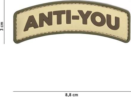 101 Inc Embleem 3D Pvc Anti-You Coyote  9041