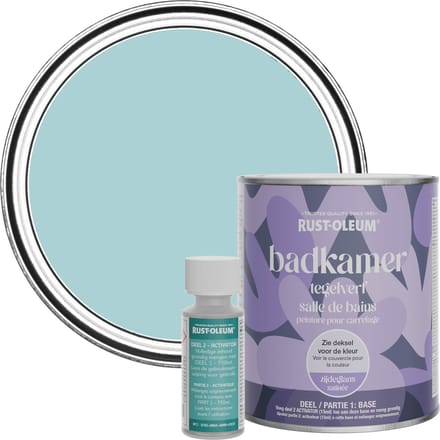 Rust-Oleum Blauw Badkamer Tegelverf Hoogglans - Kleine Cycladen 750ml