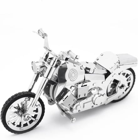 3D Metal Puzzel Motorfiets Modelbouw Set - DIY Rijdend Speelgoed