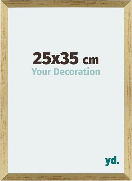 Your Decoration - Fotolijst 25x35 cm - MDF - Goud Glans - Mura