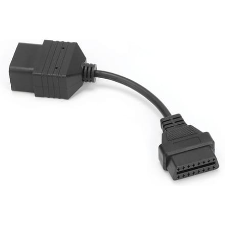 17-pins naar 16-pins OBD2 Diagnostische Kabel Adapter Connector Past voor Toyota white