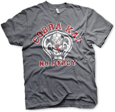 Cobra Kai No Mercy T-shirt Dark-Heather