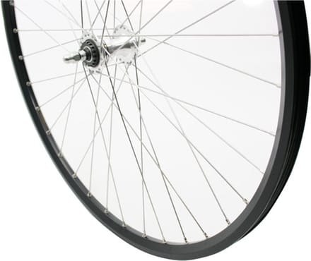 Roland voorwiel 28 HB-IM40 RB ZAC2000 zwart RVS spk