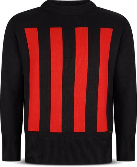 FC Kluif 'I Rossoneri' knitted trui - Maat S / Small - AC Milan inspired - Heren lifestyle pullover