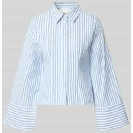 relaxed fit overhemdblouses met viscose