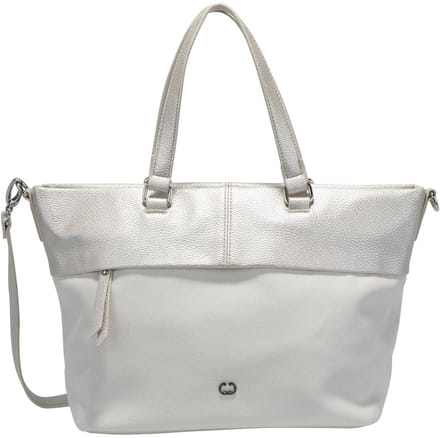GERRY WEBER Handtas Schoudertas Keep In Mind Hand Bag MHZ Metallic Cold Wit