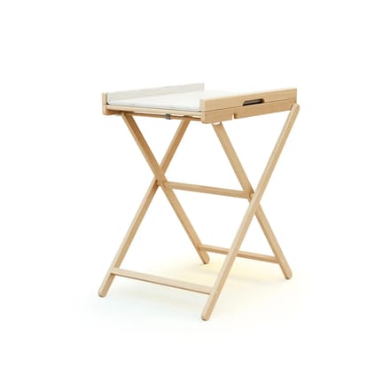 WEBABY - Inklapbare luiertafel PALA in hout Beuken Gelakt