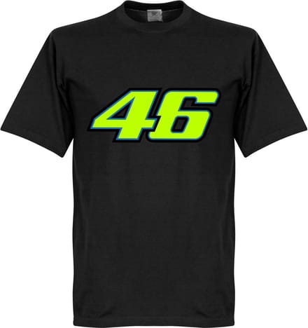 Valentino Rossi 46 T-Shirt - Zwart  - M