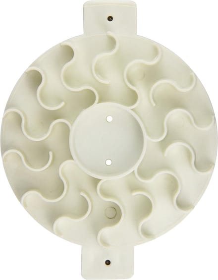 Deeg Brood Stempel - Bakstempel Golven - Kunstig Bakken - Scherpe Diepe Afdruk - 5 Inch Diameter - Wit