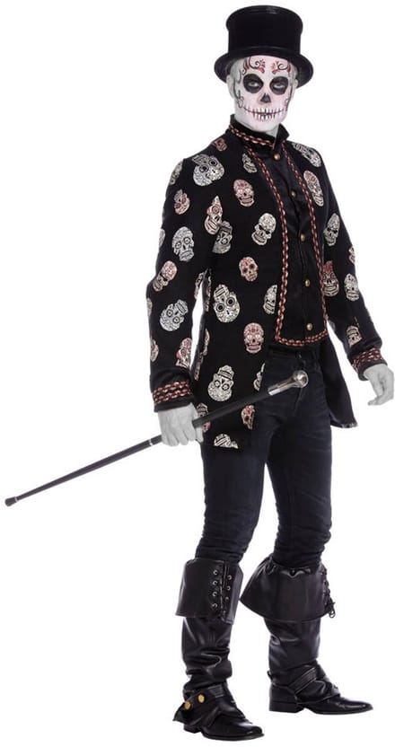 Jas - Day of the Dead Skull Heer - Maat XXL
