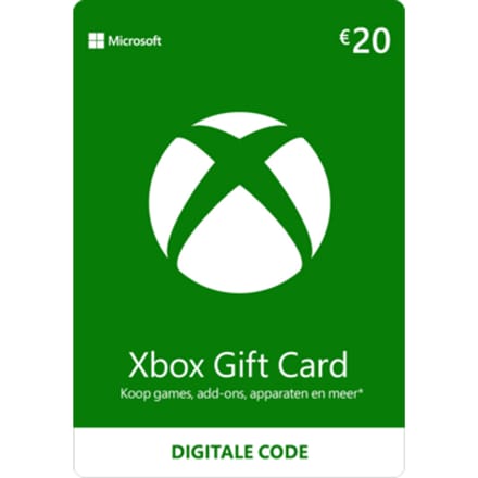 Xbox Gift Card 20 euro | Xbox Kaart | Xbox Tegoed