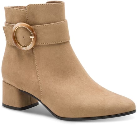 MARCO TOZZI Enkellaarsjes - Dames - Beige - Maat:40