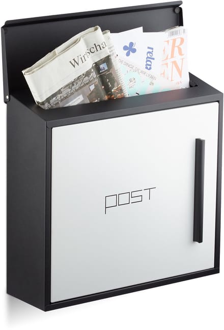 brievenbus / omheining doorwerpbrievenbus - mailbox ,35D x 12W x 33H centimetres