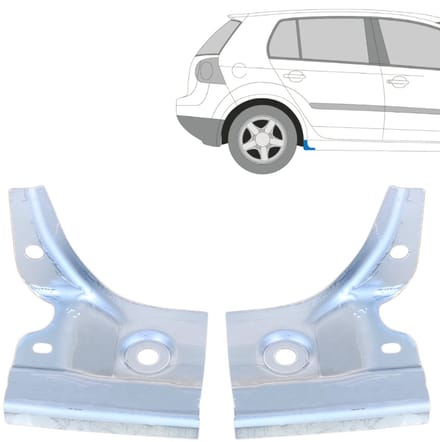 Reparatiepaneel uiteinde dorpel voor Volkswagen Golf 5 2003-2009