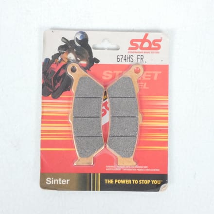 Plaquette de frein SBS pour Moto Victory 1200 Octane 2017 AV Neuf
