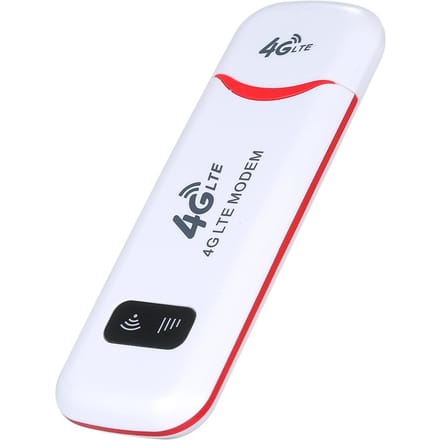 4G LTE USB-modem 4G-router Mobiele WiFi-hotspot met SIM-kaartsleuf 150 Mbps DL 50 Mbps UL Max 10 EU Version rood