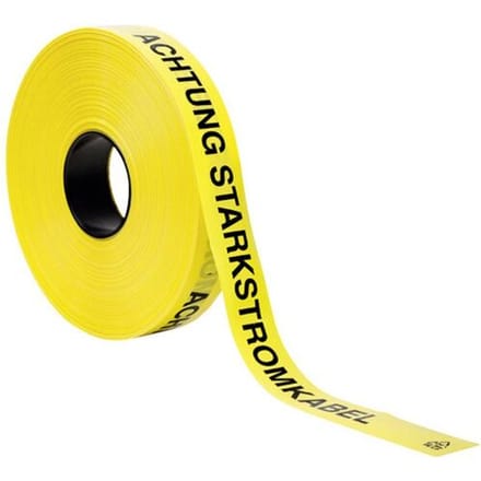 HellermannTyton 905-55110 Afzetlint Waarschuwingslint – sterkstroomkabel (l x b) 250 m x 40 mm