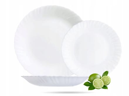 Luminarc Feston Servies voor 12 personen, 36-delig, Wit