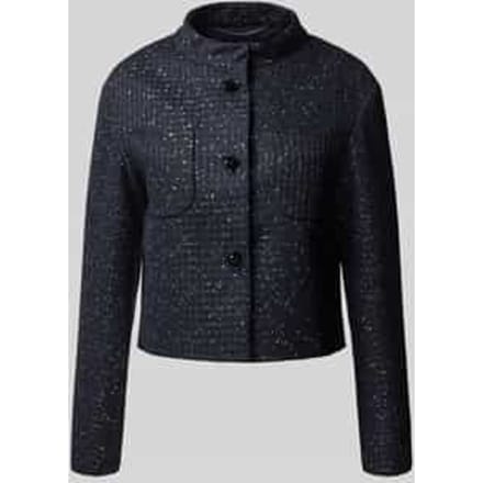 Regular fit korte blazer van katoenmix, model 'OUMO'