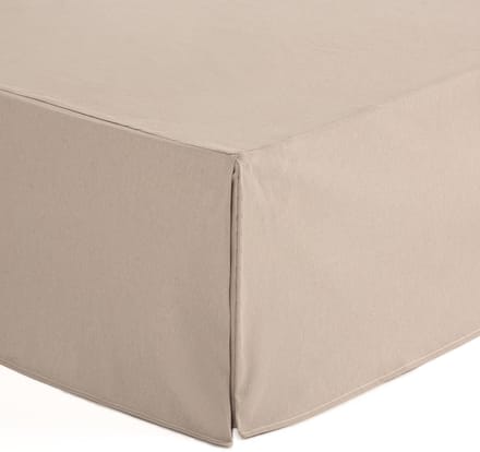 Overtrek voor boxspringbed, 80 x 190/200 cm, hoes voor bedframe, bed van 80 cm, grijs