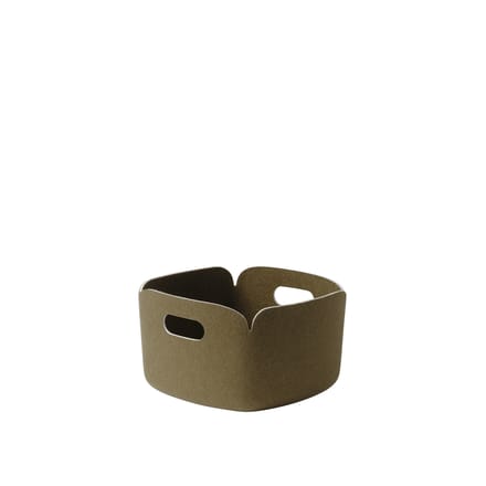 Muuto Restore Basket 28 x 28 cm - Brown Green