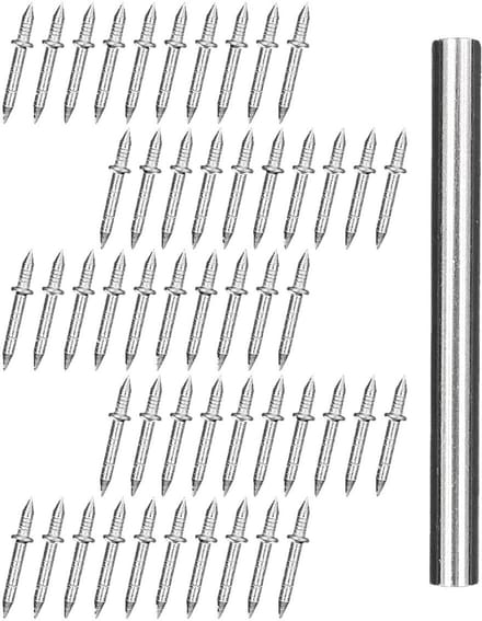 Dubbele Hoofd Plint Nagels Met Dubbele Hoofd Nagels Plint Nagels
