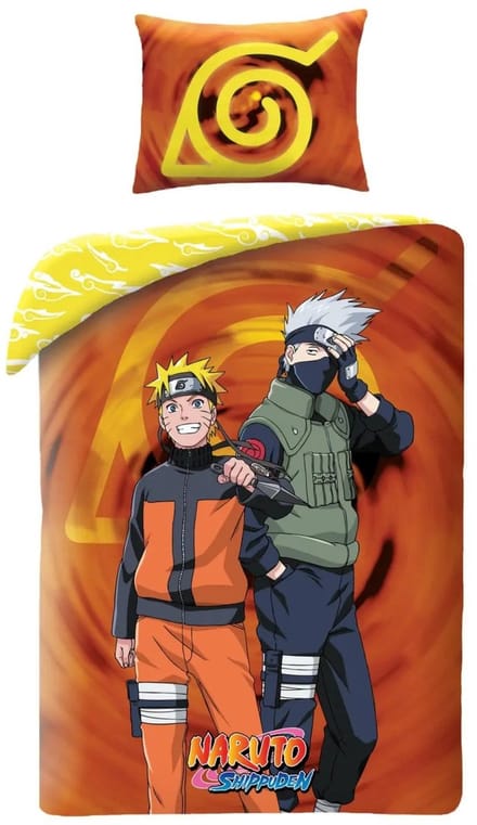 Naruto Dekbedovertrek 140 x 200 cm Katoen 70 x 90 cm