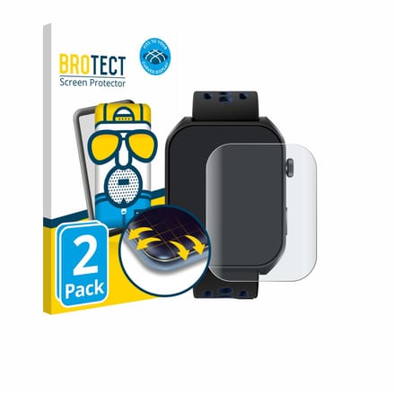 BROTECT - Screenprotector voor Reebok Icon Smartwatch - Folie Beschermfolie matte volledig dekking 2 Stuks