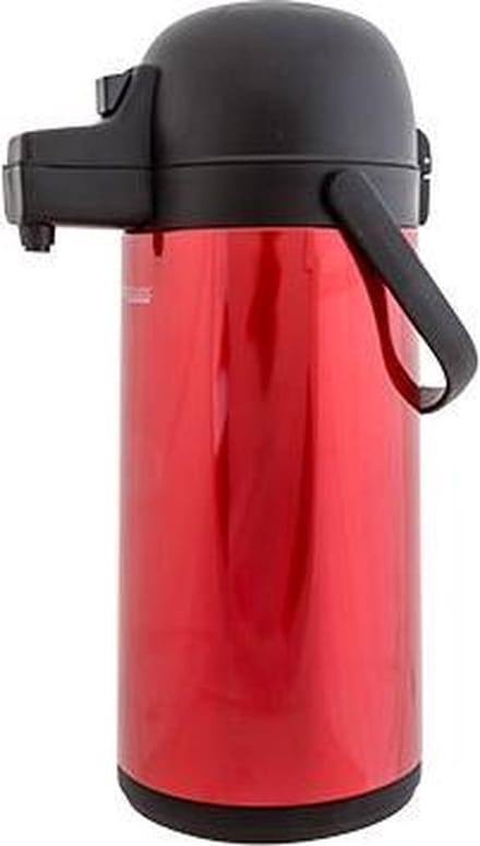 Thermos Thermoskan met Pomp Rood Inox 1.9 liter