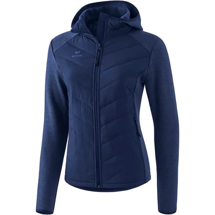 Erima Basic Dames Doorgestikt Jack - Jassen  - blauw donker - 48