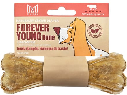 Mersjo Forever Young Bone - Functioneel Bot voor Honden - Bažant - 13,5 cm - Energie en Spijsvertering