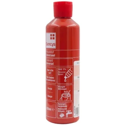Sencys Universele Verfkleurstof Oranje 250ml