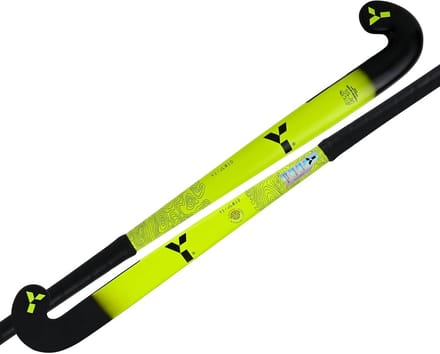 Junior hockeystick 10% carbon 90% glasvezel lage boogvorm
