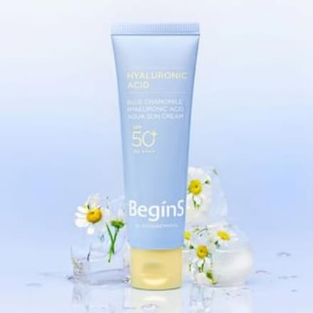 JUNG SAEM MOOL - BeginS Blue Chamomile Hyaluronic Acid Aqua Sun Cream 50ml