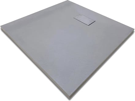 Mawialux douchebak - SMC leisteen - Grijs - 90x90cm