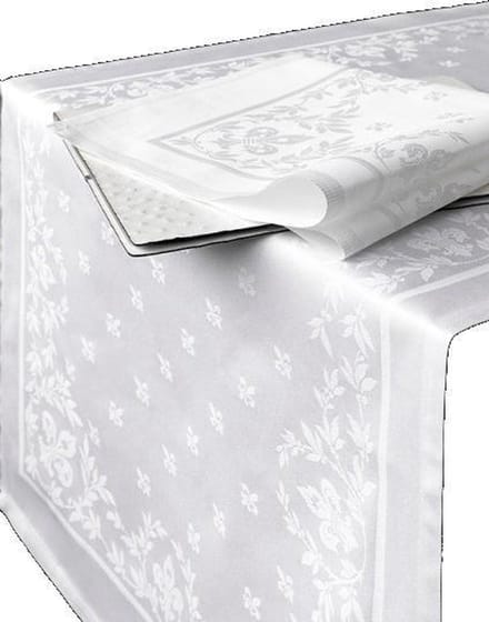 De Witte Lietaer Tafellaken Lilium 160x50 Cm Katoen Wit