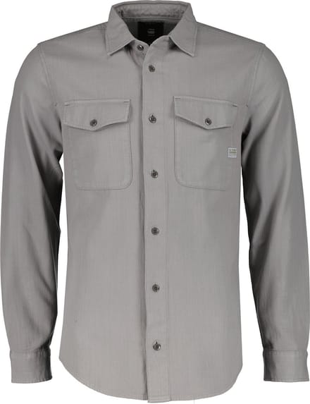G-Star Overhemd - Slim Fit - Grijs - L