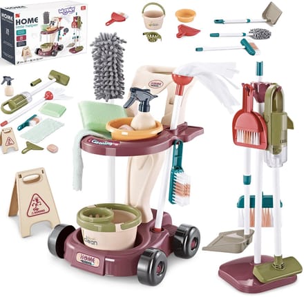 Woopie Xxl Reinigingsset 3-in-1 Trolley 26-delig.