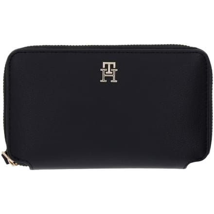 Portemonnee Tommy Hilfiger TH LOGOTAPE COMPACT ZIP AROUND AW0AW18699