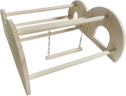 Kippenstaaf - Ruststok Pluimvee - Verrijking Kippenhok - Antislip Afwerking - 37x325x165cm - Niet gespecificeerd