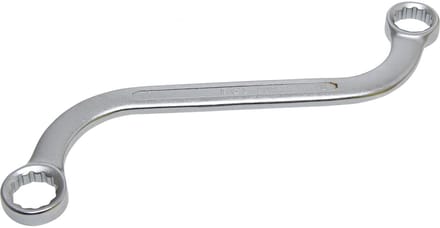 BGS S-model dubbele ringsleutel twaalfkant - 16 x 17 mm