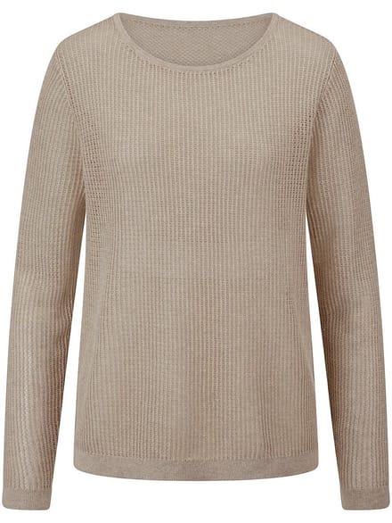 Trui een boothals Van Fadenmeister Berlin beige