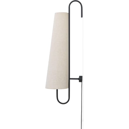 Ferm Living Ancora Wandlamp 100 Zwart/Naturel