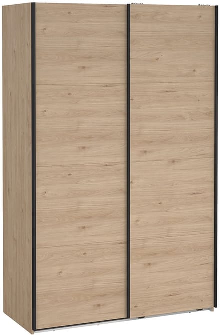 Bergamo schuifdeurkast 2 deuren 140x220cm eikdecor.